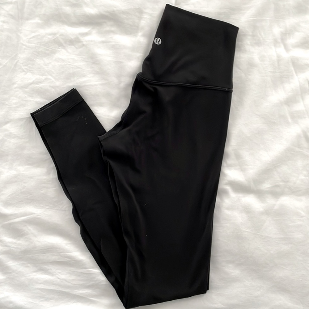 Lululemon black align high rise tights
